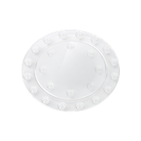 floorprotector round 21cm transparent